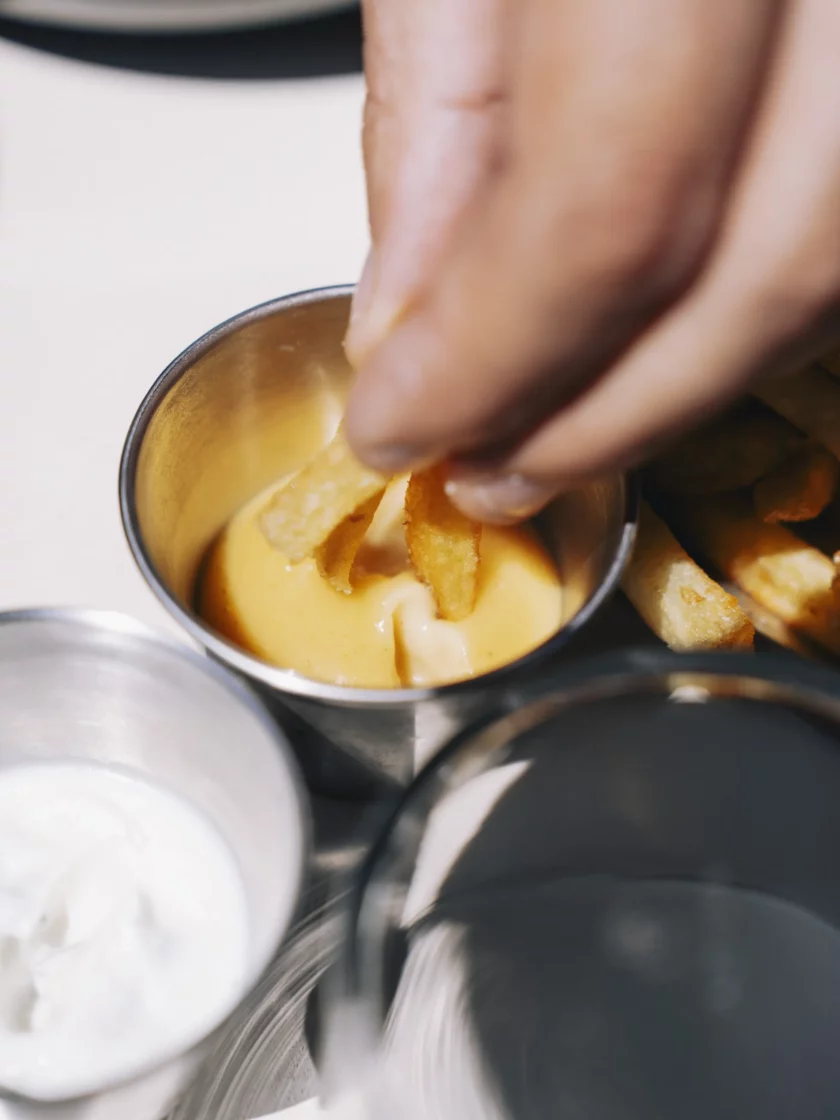 frites fraiches sauce fait maison